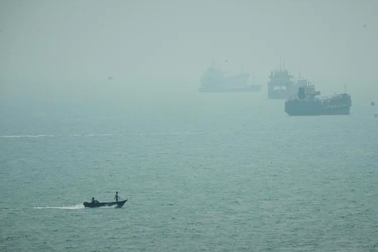 Iranian cargo ship is struck